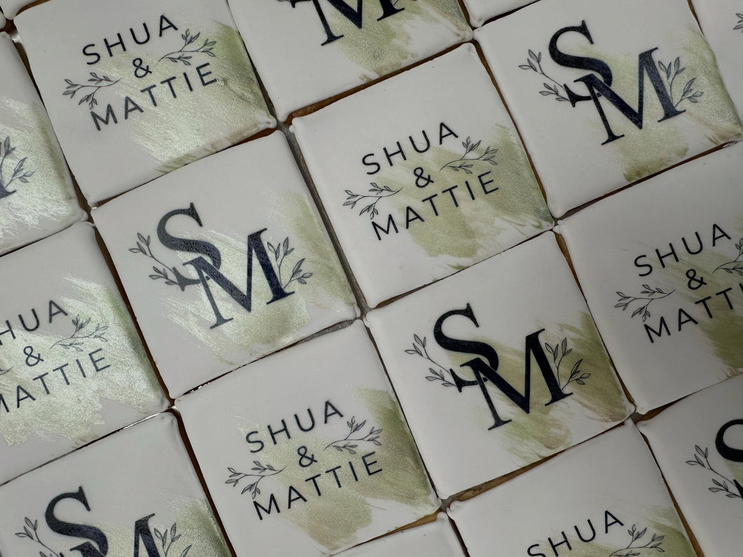 Brushstroke Branch Collection - Names Cookies
