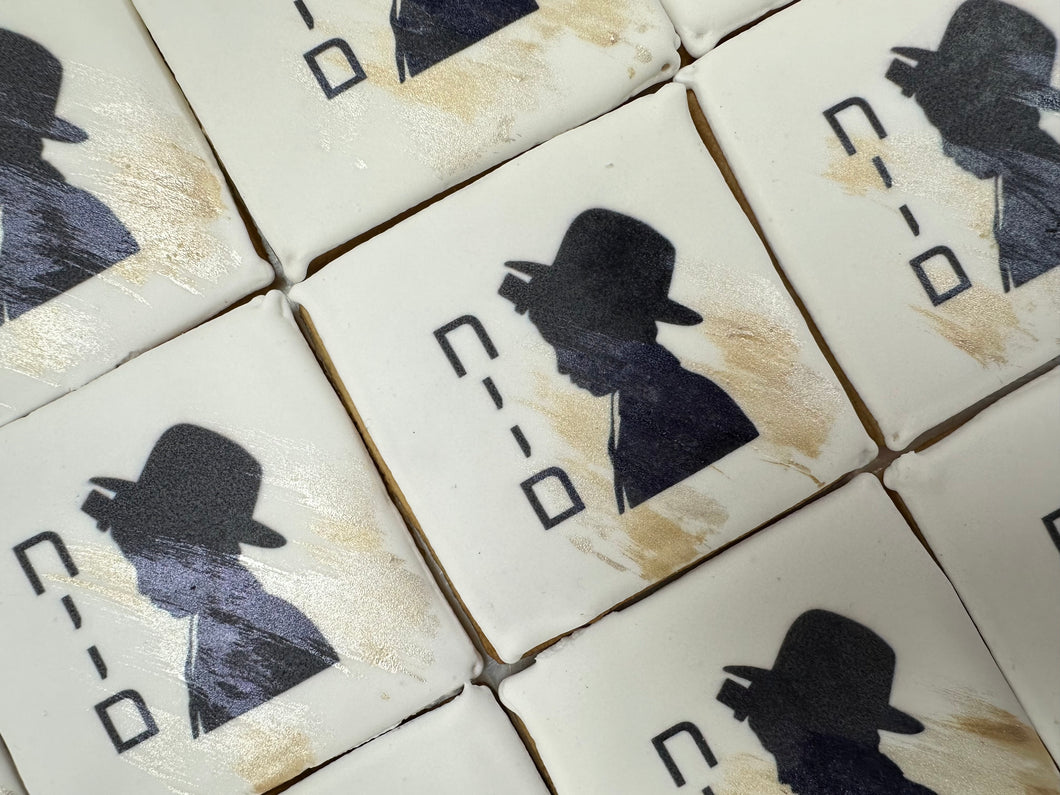 Bar Mitzvah Boy Silhouette Cookies