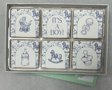 Load image into Gallery viewer, Baby Toile Collection Boy Gift Box
