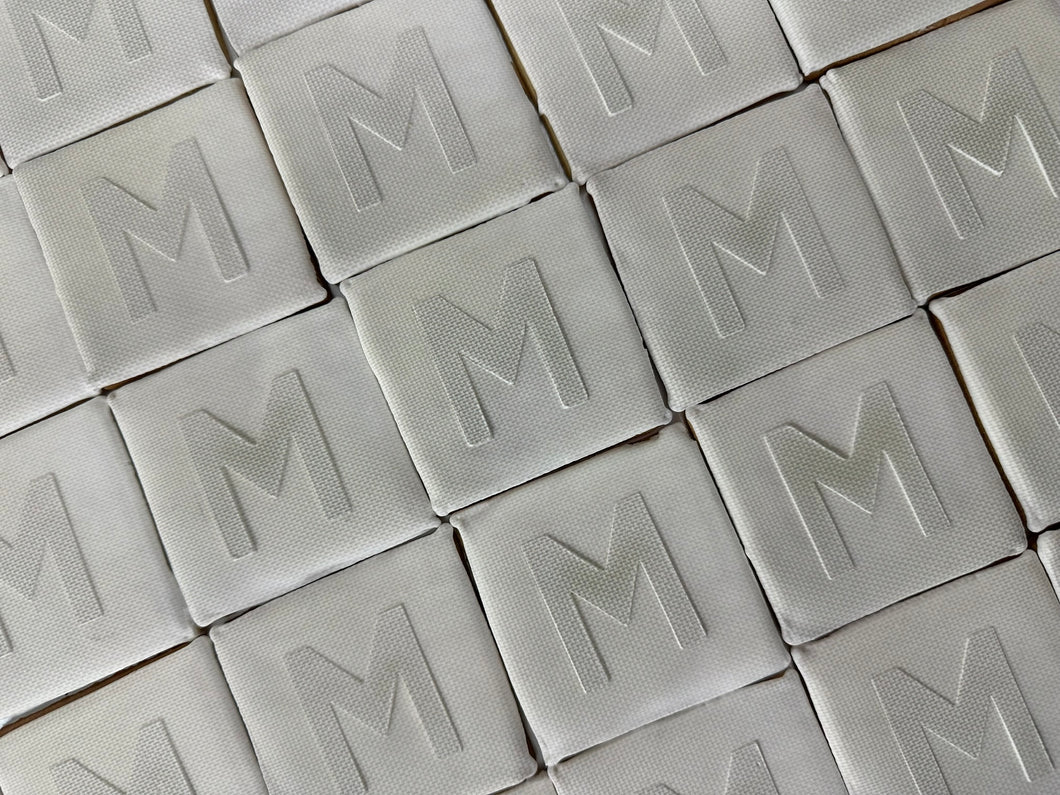 Burlap Embossed Collection - Initial Cookies
