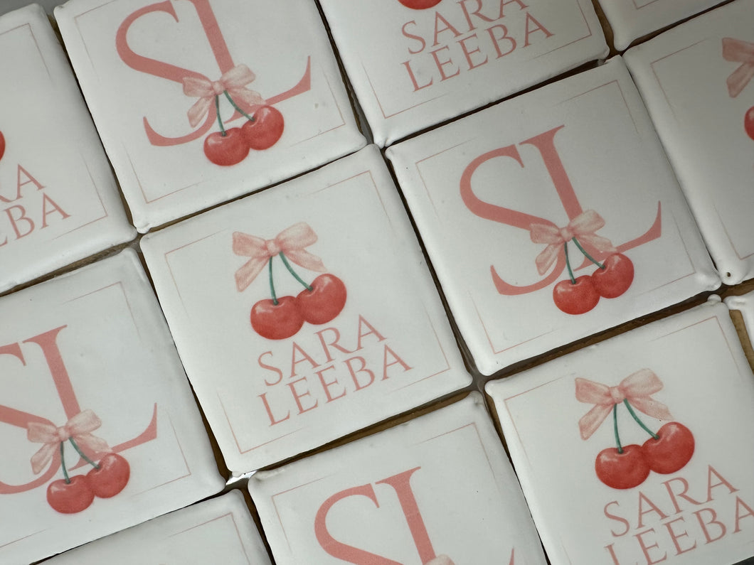 Cherry Collection - Name/Initial Cookies