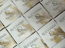 Load image into Gallery viewer, Brushstroke Collection -Printed Engagement Name Cookies
