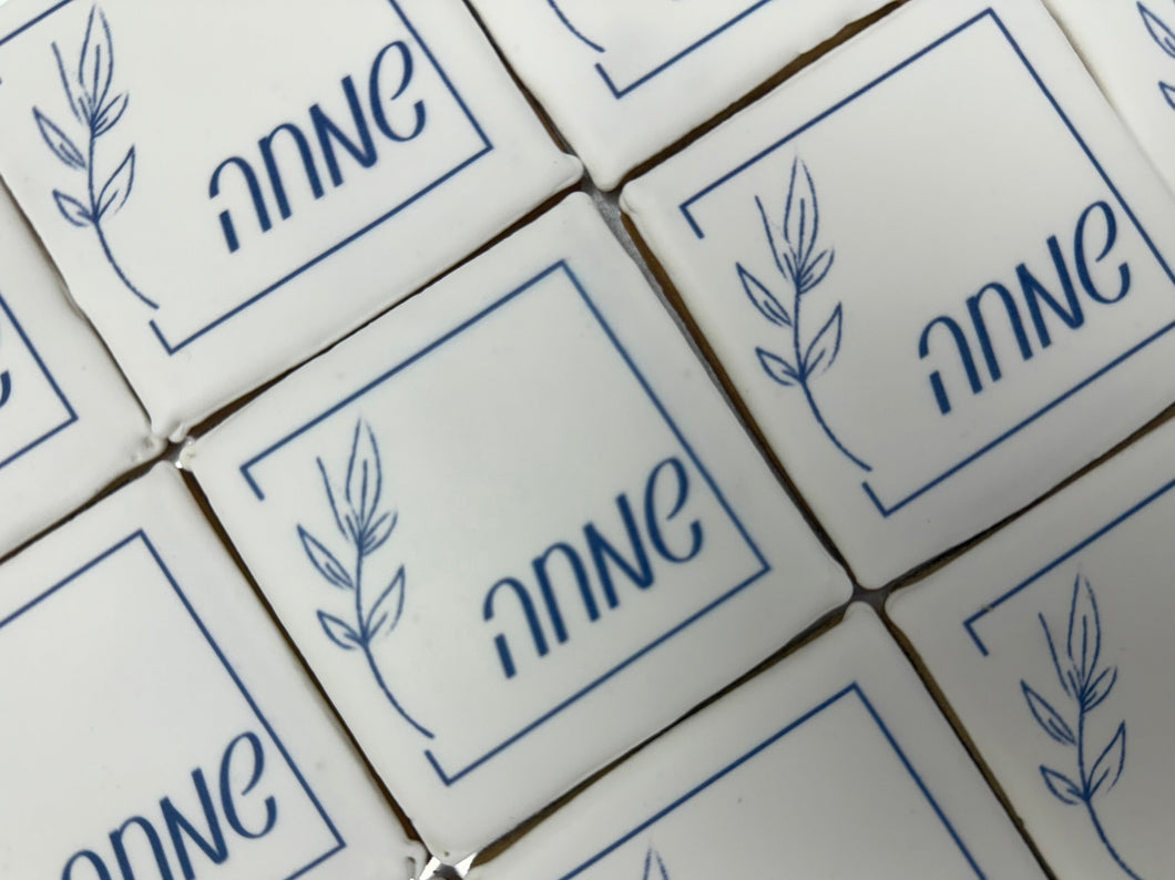 Square Frame-Leaf Cookies
