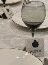 Load image into Gallery viewer, Simanim Black and Gold Collection - Place Card Cookies

