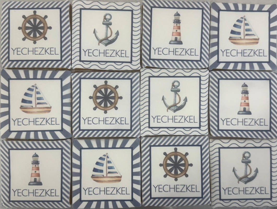 Custom Themed Upsherin Cookies-  Nautical