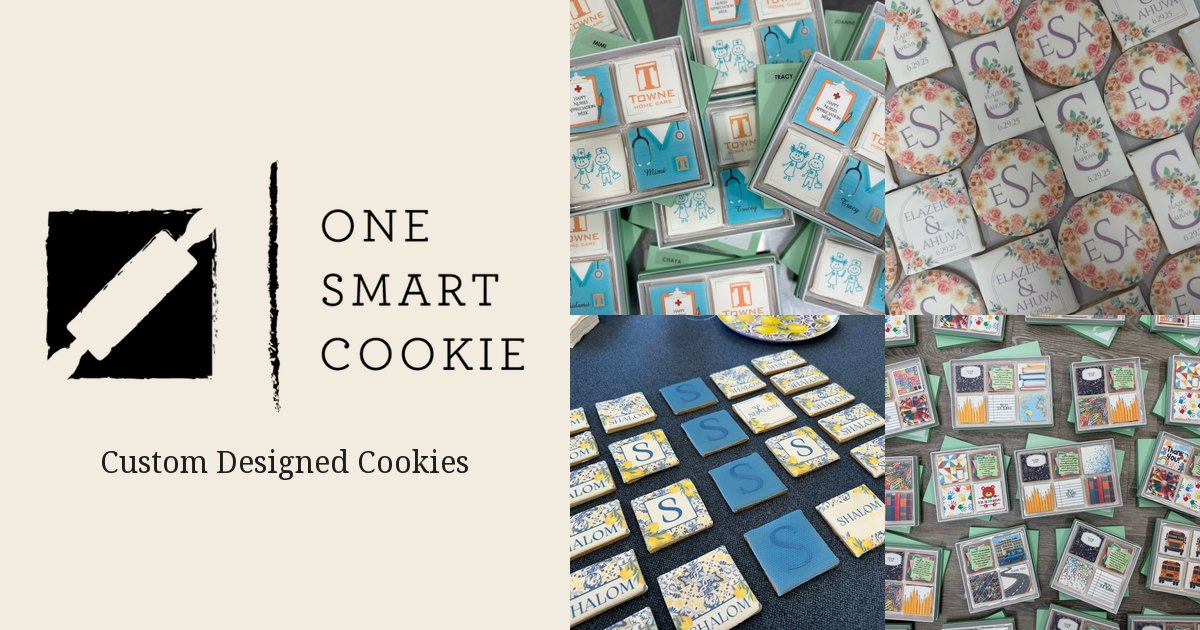 One Smart Cookie — Custom Printed & Embossed Cookies